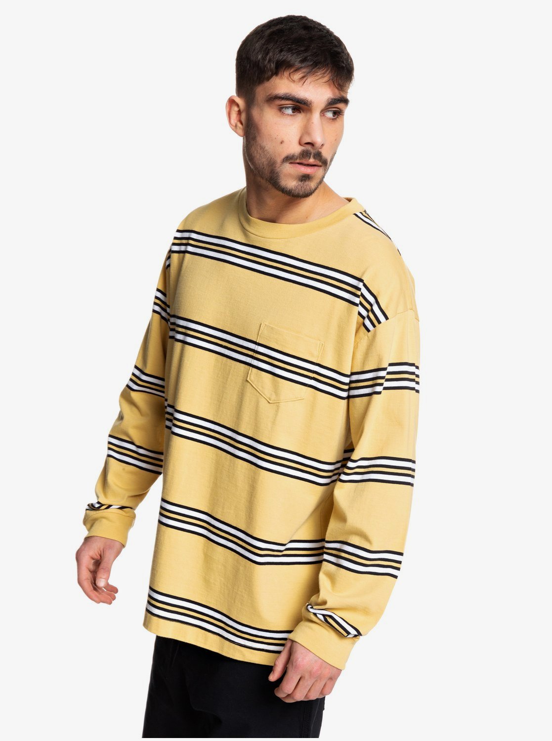 Quiksilver Mens Stripey Stripe Knit T-Shirt