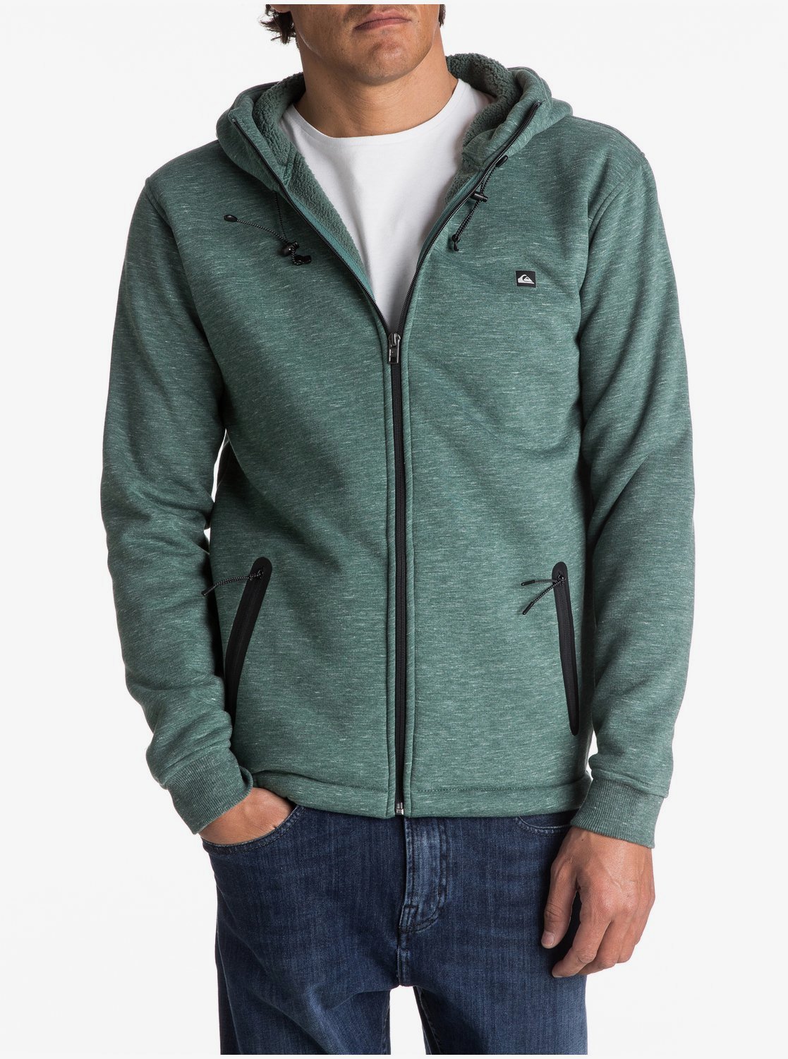Kurow Sherpa Sweat à capuche technique zippé pour Homme EQYPF03020 Quiksilver
