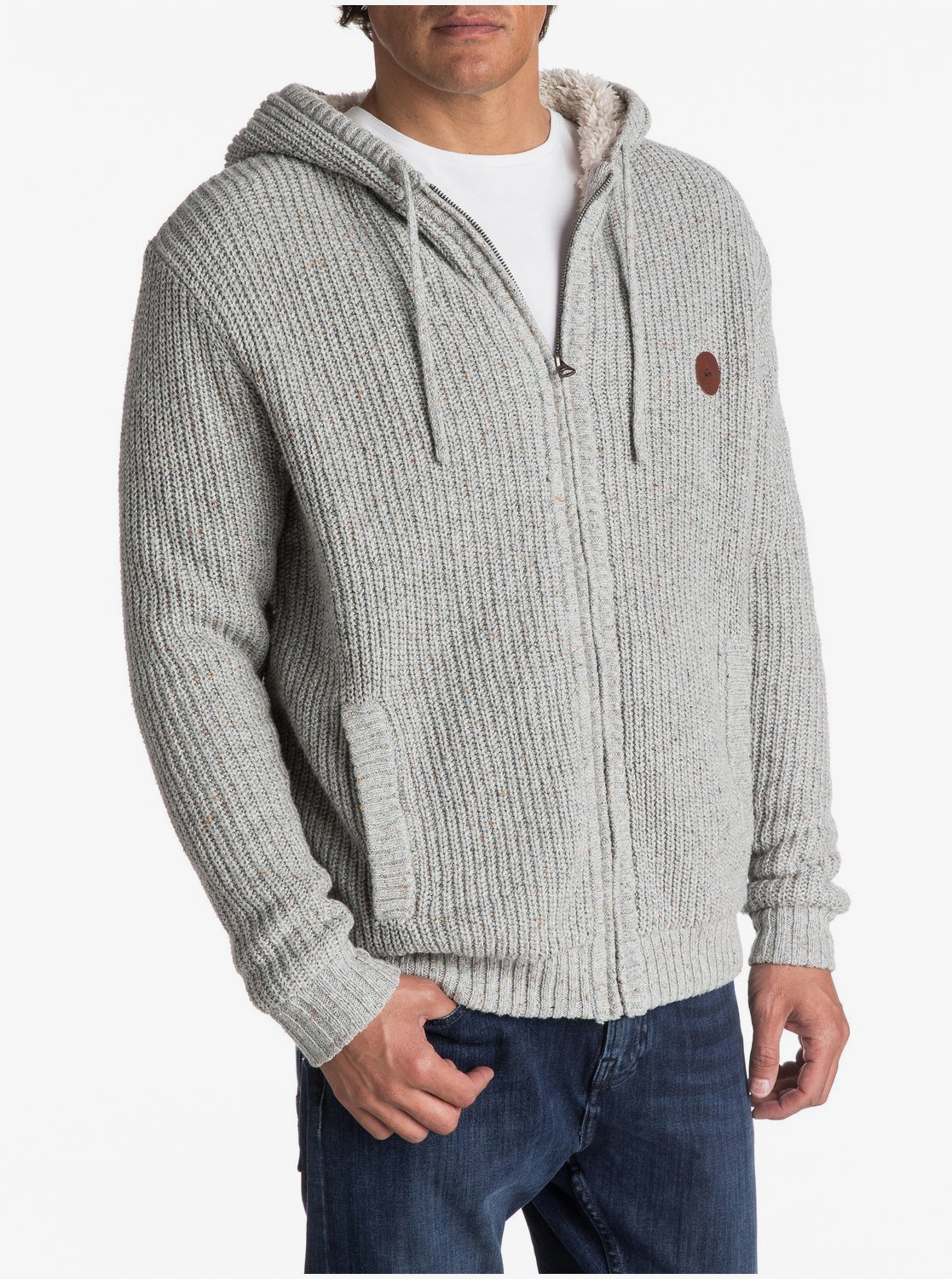 Smart zip up jumper top