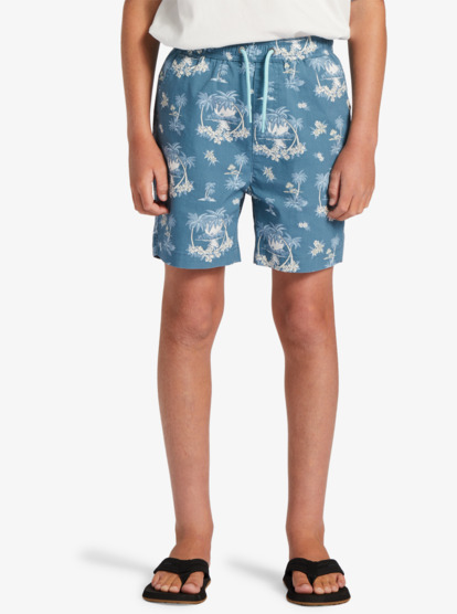Palm Spritz - Elasticated Waist Walk Shorts for Boys 8-16  AQBWS03074