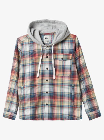 Boys hooded hotsell flannel shirt