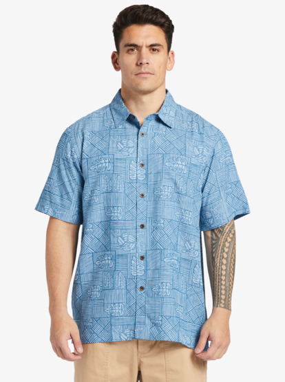 Amazed Palm - Short Sleeve Shirt for Men  AQMWT03494