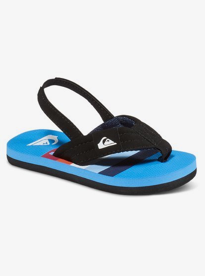 Black Blue Quiksilver Boy/'s Molokai Layback Sandal Red New