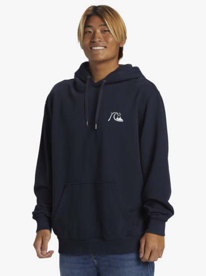 Mens navy pullover hoodie sale