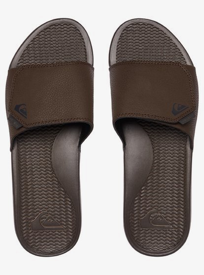 mens leather slider