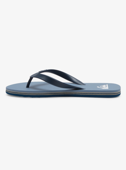 Mens black clearance quiksilver flip flops