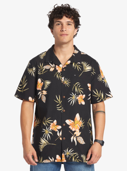 black tropical shirt