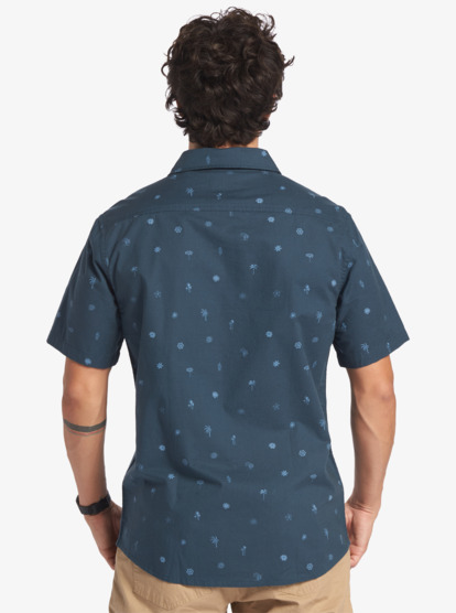 Quiksilver short sleeve hot sale button down