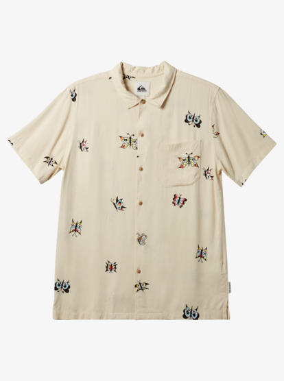 Mens Pool Party Casual Short Sleeve Shirt | Quiksilver