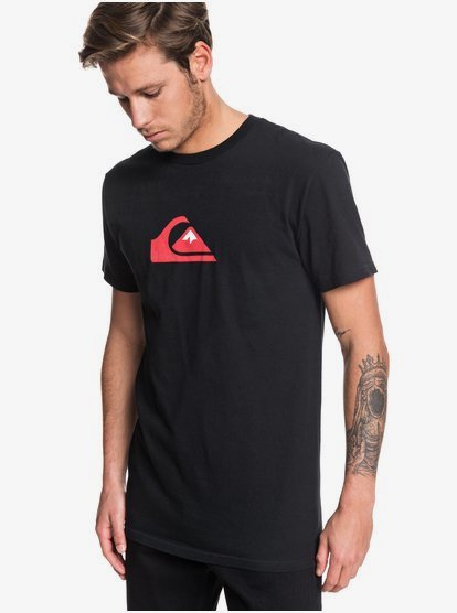 Hombre Quiksilver Comp T-Shirt Men Camiseta de Manga Corta