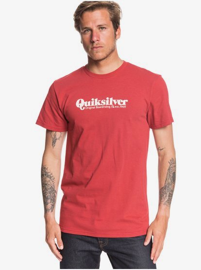 XL Quiksilver Mens Modern Script TEE Black
