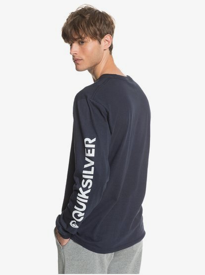 Quiksilver Mens Comp Logo Long Sleeve Tee