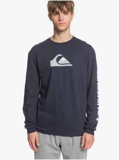 Quiksilver Mens Comp Logo Long Sleeve Tee