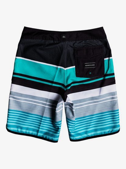 Quiksilver Big Boys Eye Scallop Kids 19 Swim Trunks