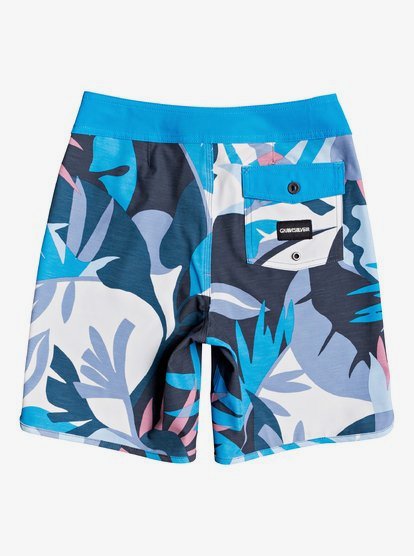 Quiksilver Boys Big Highline Tropical Flow Youth 17 Boardshort Swim Trunk