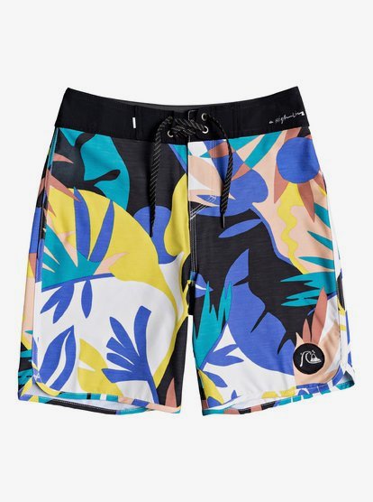 Quiksilver Boys Big Highline Camocat Youth 17 Boardshort Swim Trunk