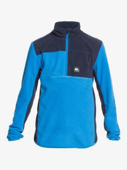 quiksilver aker half zip fleece