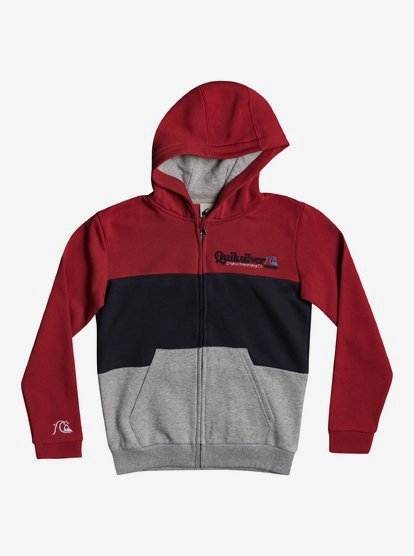 red zip up hoodie boys