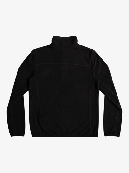 plain black half zip fleece