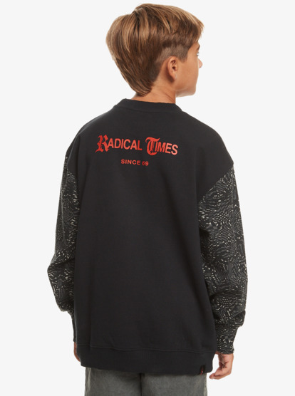 Radical Crew Sweatshirt in Black