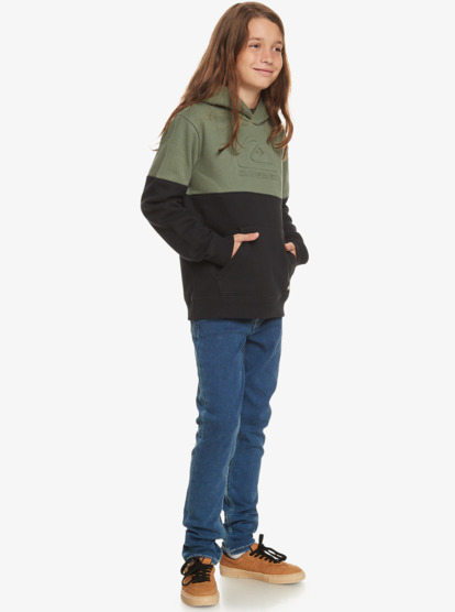 Emboss Hood - Hoodie for Boys 8-16  EQBFT03865