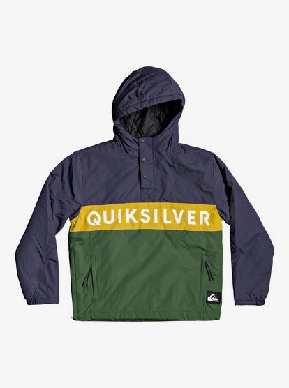 Tazawa Water Resistant Hooded Anorak for Boys 8 16 Quiksilver TAZAWA YOUTH Vinterjacka parisian night