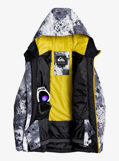 Quiksilver Mission Printed Veste de Snow pour Gar/çon 8-16 Veste de snow//ski Gar/çon