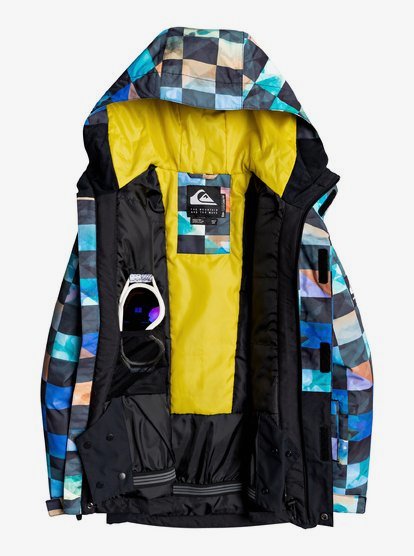 Quiksilver Mission Block-Veste de Ski/Snowboard pour Garçon 8-16 Ans Quiksilver Mission Block-Veste de Ski/Snowboard pour Garçon 8-16 Ans