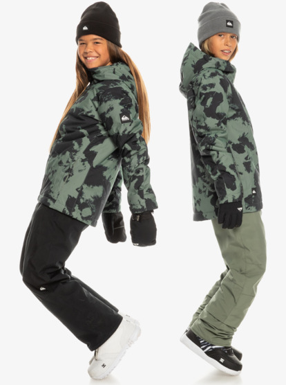 Mission Printed - Technical Snow Jacket for Boys  EQBTJ03164