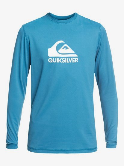 Quiksilver Little Boys Solid Streak Long Sleeve Youth Rashguard UPF 50+