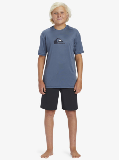Solid Streak - Short Sleeve UPF 50 Surf T-Shirt for Boys 8-16  EQBWR03227