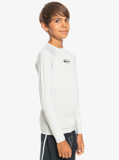 Boys 8-16 Saturn Protection Long Sleeve UPF 50 Rash Vest | Quiksilver