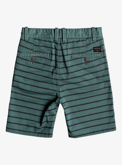 Quiksilver Boys Waiku Plan Stripe Youth Short