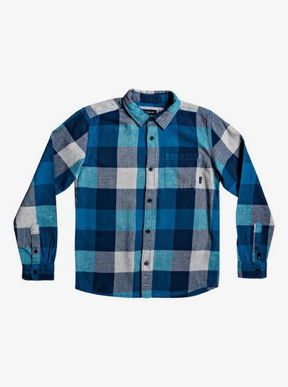 Quiksilver Motherfly Flannel Long Sleeve Shirt EQBWT03227