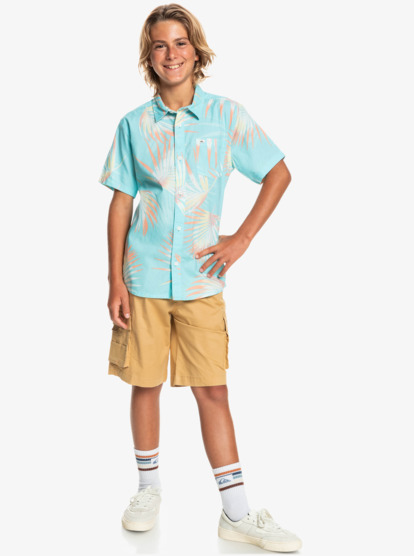 Pop Tropic - Short Sleeve Shirt for Boys 8-16  EQBWT03342