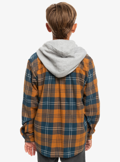 Boy's 8-16 Halidon Hooded Long Sleeve Shirt | Quiksilver