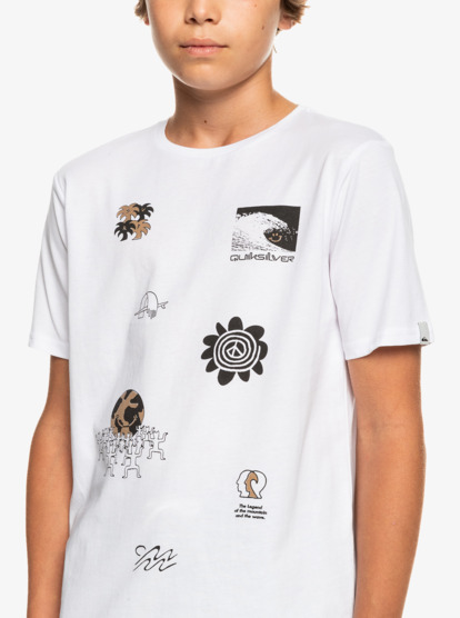 Surf Legends - Short Sleeve T-Shirt for Boys 8-16 EQBZT04428