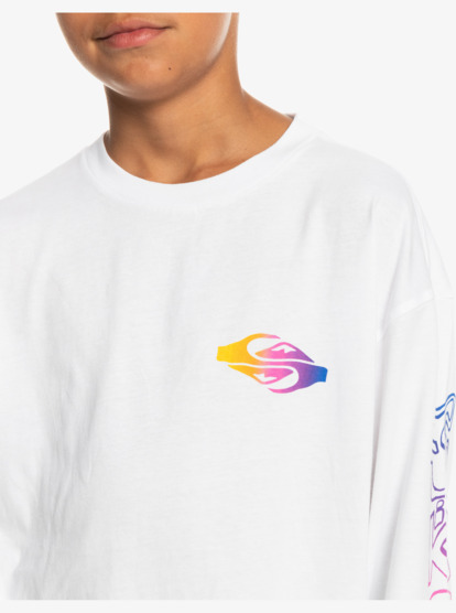 Radical Flag T shirt manches longues pour Gar on 8 16 ans Quiksilver