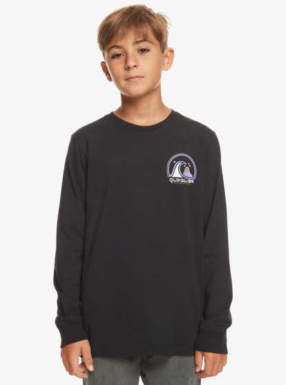 Clean Circle T shirt manches longues pour Gar on 8 16 Quiksilver