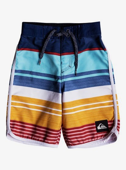 Quiksilver Big Boys Eye Scallop Kids 19 Swim Trunks