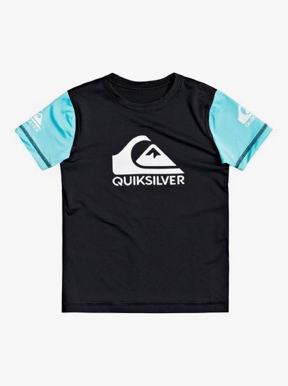 Quiksilver Boys Bubble Dream Short Sleeve Upf 50 Rash Vest Short Sleeve Upf 50 Rashguard Black 4