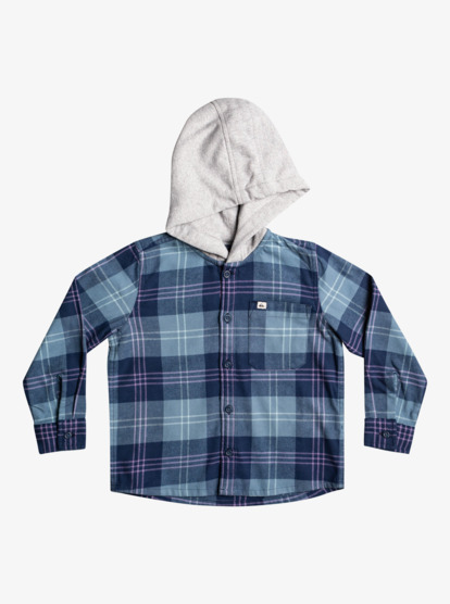 Boy's 2-7 Halidon Hooded Long Sleeve Shirt | Quiksilver