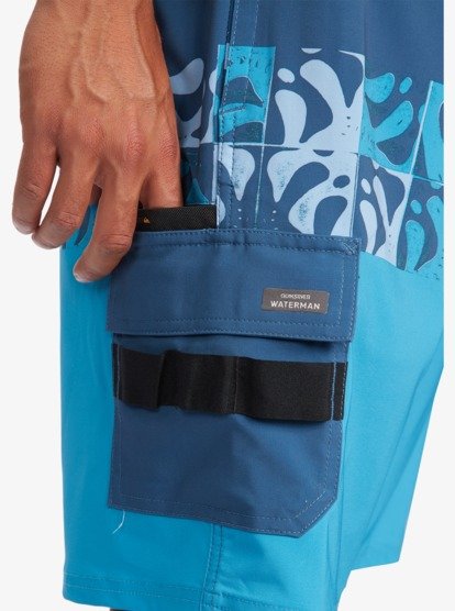 Waterman Angler Stripe 20" - Beachshorts for Men  EQMBS03085