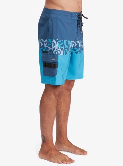 Waterman Angler Stripe 20" - Beachshorts for Men  EQMBS03085