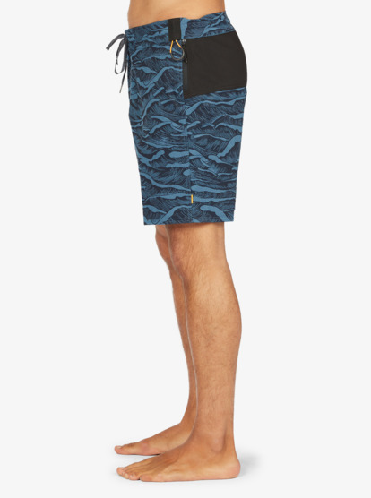 Waterman Paddler Print 19" - Board Shorts for Men  EQMBS03087