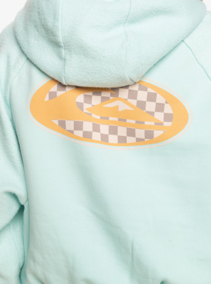 Turquoise cropped sale hoodie