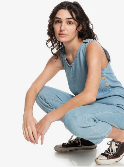 Quiksilver Womens Lounge About Sleeveless Jumpsuit