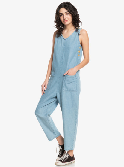 Quiksilver Womens Lounge About Sleeveless Jumpsuit