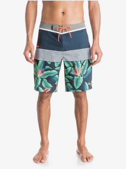 Quiksilver Mens Division Remix Vee Boardshort Swim Trunk