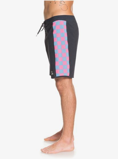 quiksilver checkered boardshorts